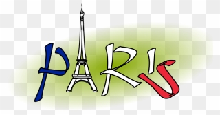Clip Art Tags - Paris W Eiffel Tower 1 25 Magnet France French - Png Download