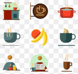 Icons Clipart Breakfast - Breakfast Icon Color - Png Download