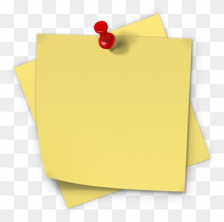 Sticky Note Clip Art - Post It Transparent Background - Png Download