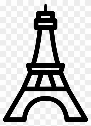Eiffel Tower Vector Icon Clipart