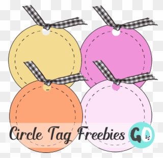 Circle Tag Clipart Freebies - Illustration - Png Download