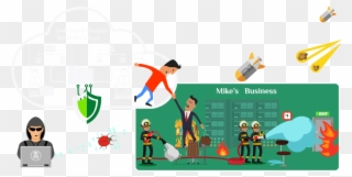 Microsoft Clipart Man Made Disaster - Recovery As A Service - Png Download