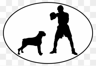 Dog Breed Computer Icons Boxing Silhouette Document - Icon Clipart