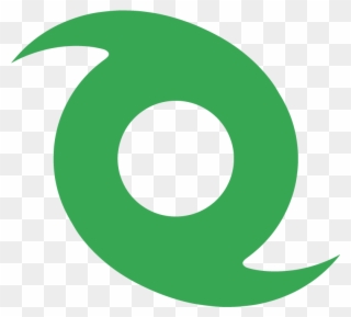 Storm Hurricane - Green Hurricane Symbol Clipart
