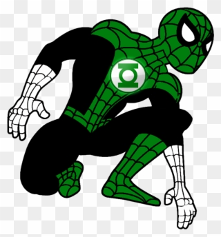 This Is Green Lantern Spiderman's Info Appearance Clipart