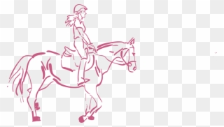 Girl Riding Horse Drawing At Getdrawings Com Free For Clipart