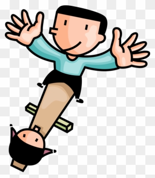 Vector Illustration Of Children Playing In Playground Clipart