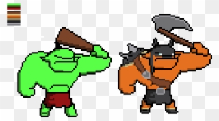 Orc And Smorc Orc Clipart