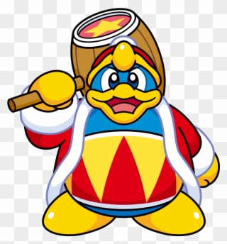 Download Kirby King Dedede Smiling Transparent Png Clipart