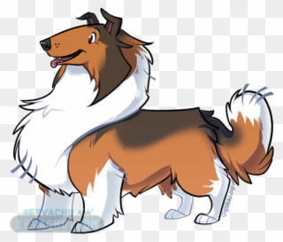 Rough Collie/shetland Sheepdog Sticker Clipart
