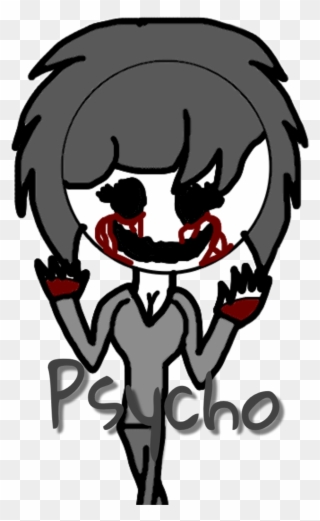 Psycho Sticker Clipart