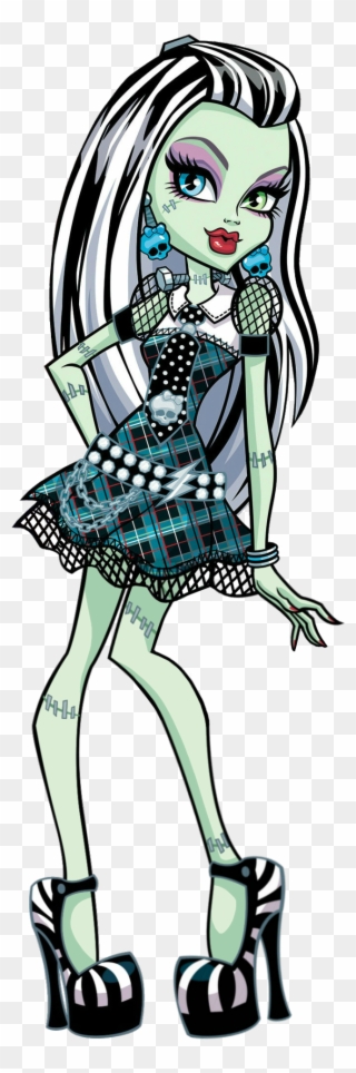 Frankie Stein Is The Daughter Of Frankenstein's Creature Clipart