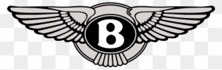 Bentley Wings Badge Logo Vector Clipart