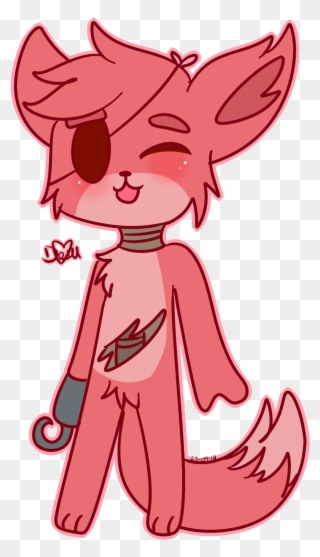 Fnaf World Red Pink Mammal Fictional Character Vertebrate Clipart