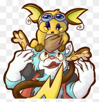 Influenza And Raichu Clipart