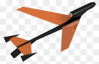 Semroc Flying Model Rocket Kit Hawk Kv 65 *new Re Design* Clipart