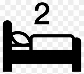 Picture Transparent Stock Two Beds Filled Icon Free Clipart (#3058709 ...