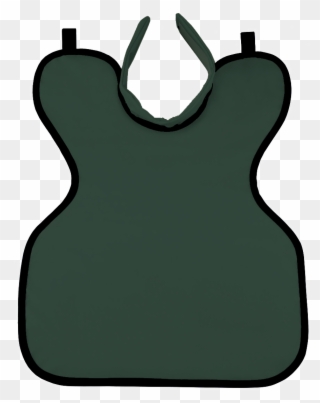 Image For Soothe-guard Child Apron With Collar Dark Clipart