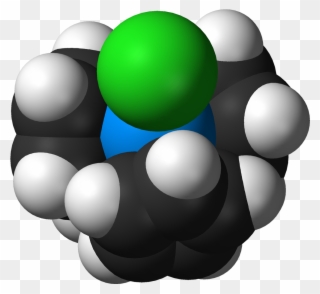 Tris Uranium(iv) Chloride 3d Vdw Clipart