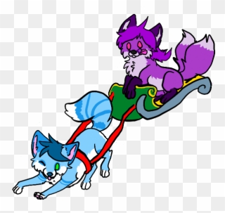 A One Izzy Open Sleigh Clipart