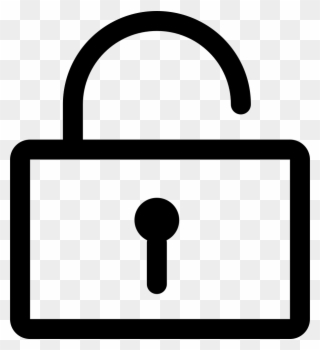 Lock Open Comments Clipart