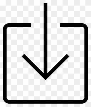 Essential Light Arrow In Down Comments Clipart
