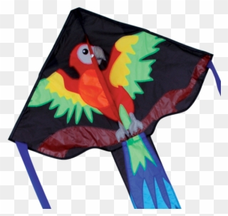 33" Happy Parrot Easy Flyer Kite Clipart