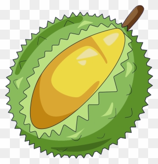 Download 12 Clipart Buah Durian - Png Download