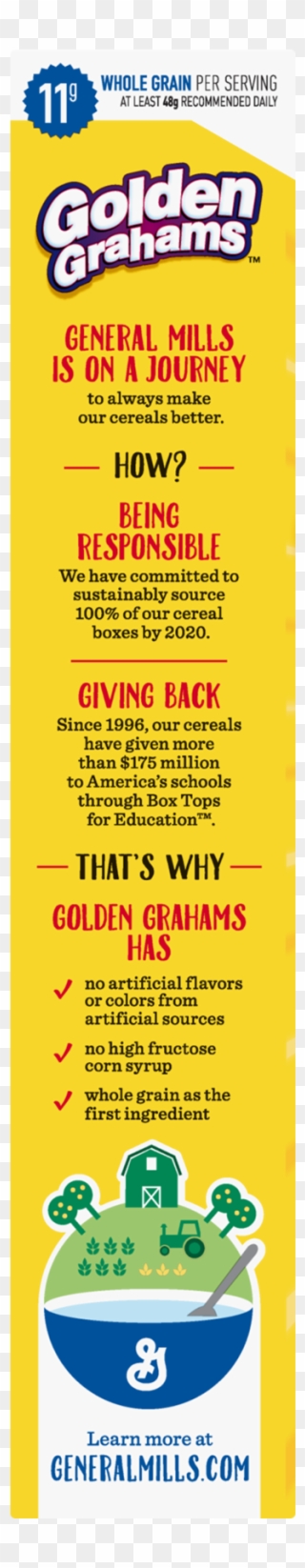 Golden Grahams Breakfast Cereal, 12 Oz Clipart