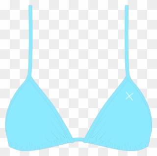 Off-blue Bikini Top Ii Clipart