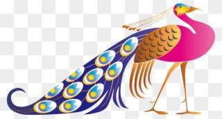 Clipart Vector Peacock - Png Download