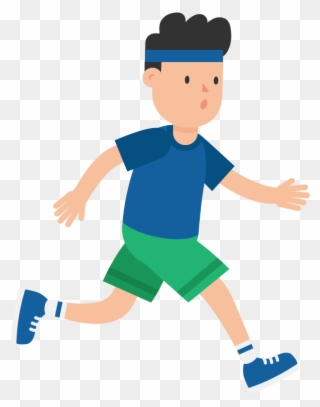 Exercising Clipart Jogging - Portable Network Graphics - Png Download