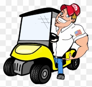Golf Clipart Golf Buggy - Cartoon Golf Cart Png Transparent Png