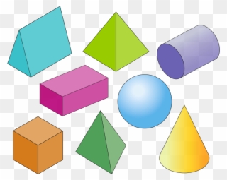D Clip Art With Vector And - Parts Of Shapes - Png Download