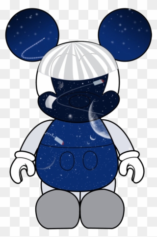 Astronaut Clipart Mickey - Happy Face - Png Download