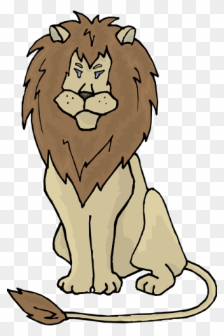 Leopard Lizard Clipart Lion - Lion - Png Download
