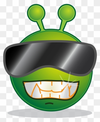 Download Sorry For Wasting Your Time Clipart Smiley - Cool Alien Cartoon - Png Download