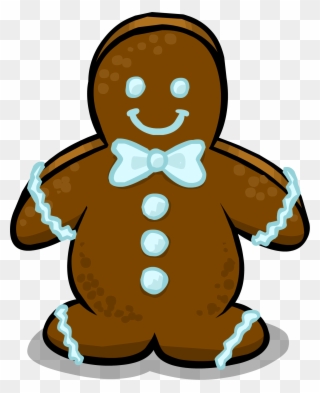 Download Jpg Transparent Clipart Animated Free On Dumielauxepices - Club Penguin Gingerbread Man - Png Download