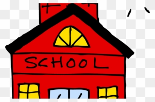 School House Picture - Red School House Clip Art - Png Download