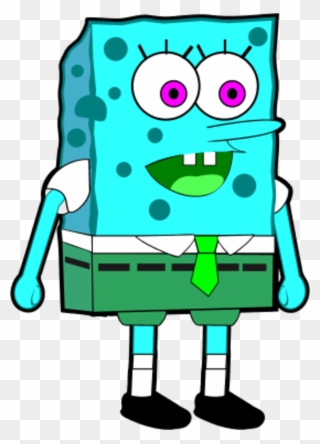 Sponge Bob Wearing Square Pants - Spongebob Squarepants Clipart