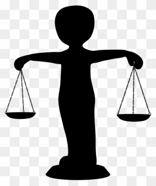 Man Justice Scales Big Image Png - Fundamental Rights To Equality Clipart