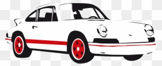 Auto Porsche Sportwagen Fahren - Sports Car Clipart Png Transparent Png