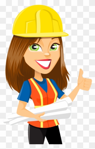 28 Collection Of Engineer Clipart Transparent - Woman Engineer Clipart - Png Download