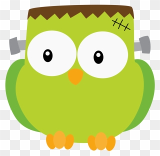Frankenstein Clipart Cute Owl - Halloween Clipart Frankenstein - Png Download