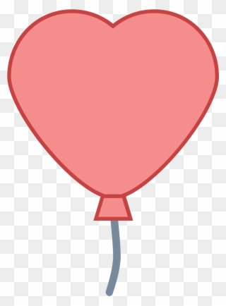 Banner Royalty Free Library Heart Balloon Png - Balão De Coração Png Clipart