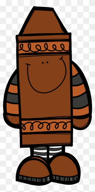 Brown Clipart Brown Crayon - Crayon Brown - Png Download