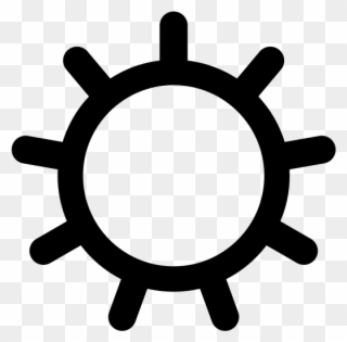Cloudy Clipart Sunny - Sunny Weather Icon Png Transparent Png