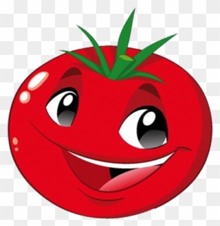 Lentil Vegetable Food Clip Art Cartoon Tomatoes - Frutas Animadas Png Transparent Png