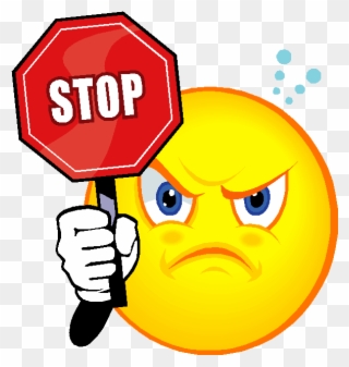 Stop Clipart Angry - Stay Safe Online Gifs - Png Download