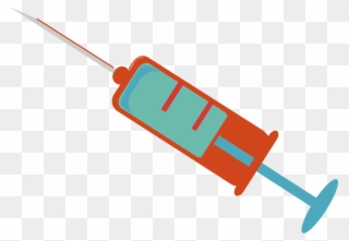 Syringe Clipart Material - Medicine - Png Download